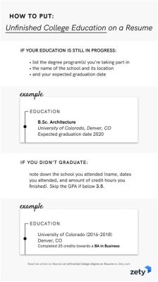 How to Add Education to Resume When Still in College: A Comprehensive Guide