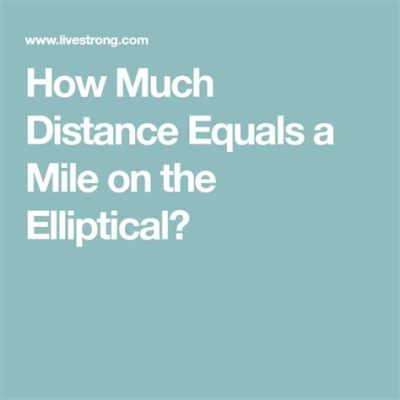 Is Two Miles on an Elliptical Equal to Running?